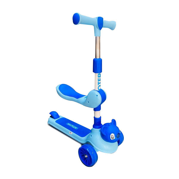 Trottinette 2 en 1 Stitch avec 3 roues et siège