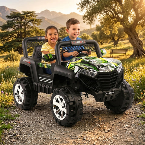 Voiture 4 x 4 Tout Terrain Verte