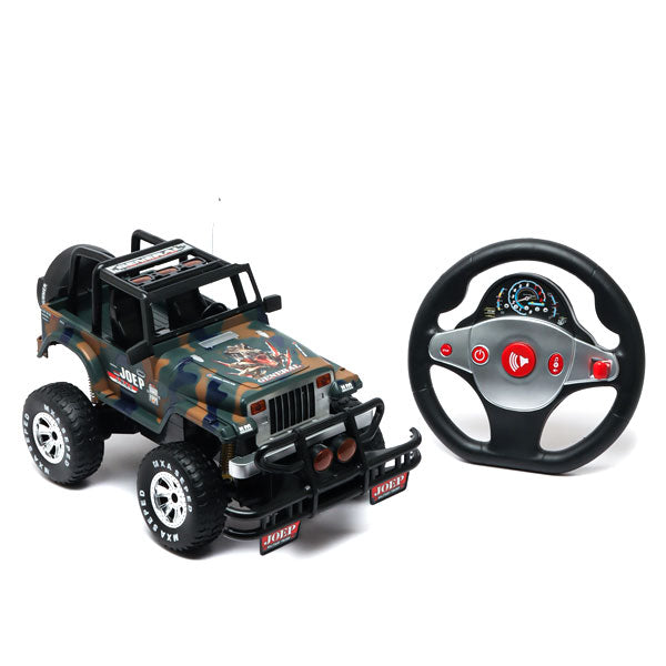 Voiture Jeep R/C avec volant 1:8