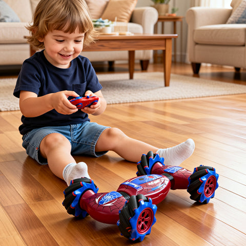 Voiture Stunt Spiderman R/C