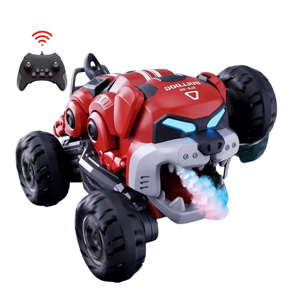 Voiture shar pei chien R/C avec spray à eau