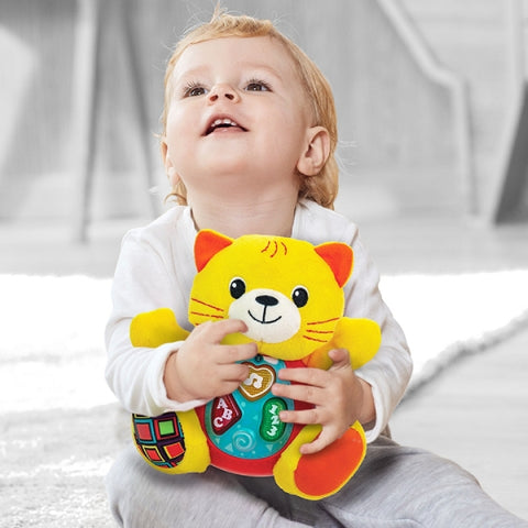 WINFUN - Peluche chat musicale éducative