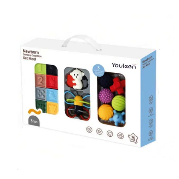 YOULEEN - Pack de 16 hochets