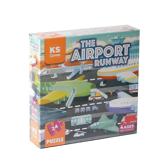 KS - Puzzle 24 pcs - THE AIRPORT RUNWAY