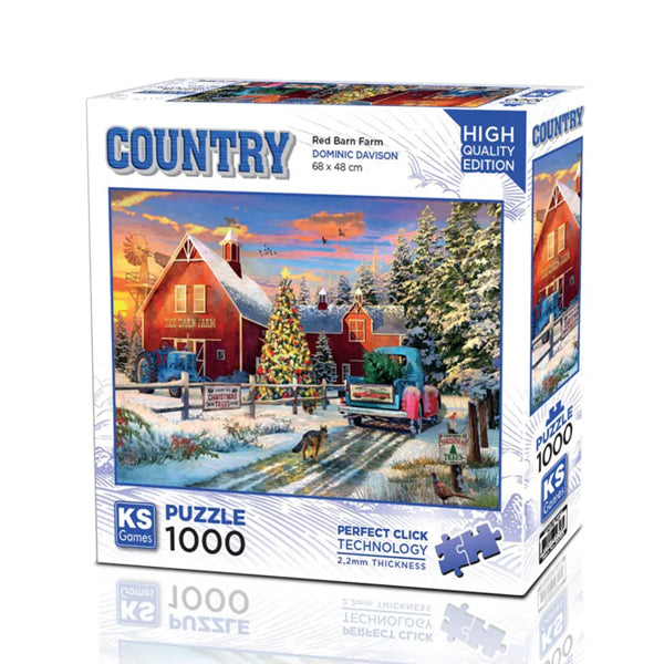 KS - Puzzle 1000 pcs - Red Barn Farm