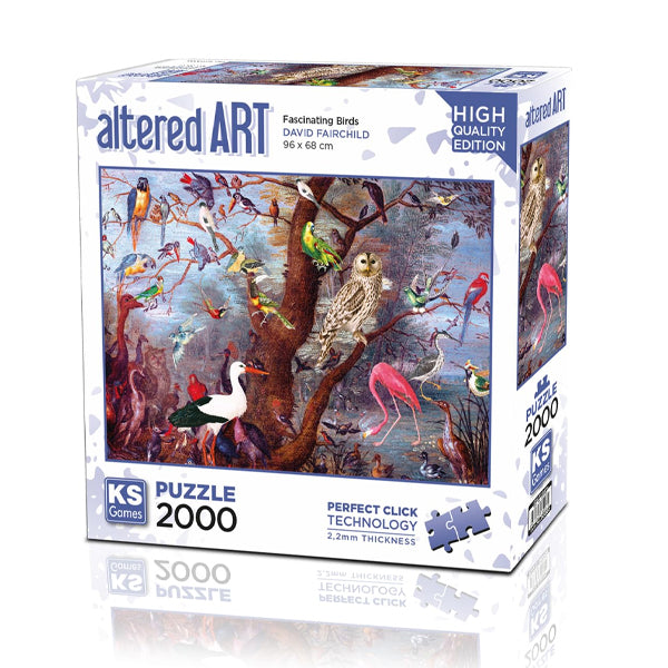 KS - Puzzle 2000 pcs - Fascinating Birds