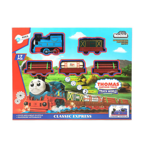 Train Ă  vapeur classique Thomas 17 pcs