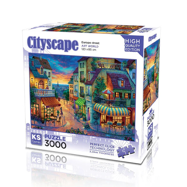 KS - Puzzle 3000 pcs - Europe Street