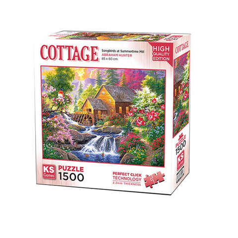 KS - Puzzle 1500 pcs - Songbirds at Summertime Mill