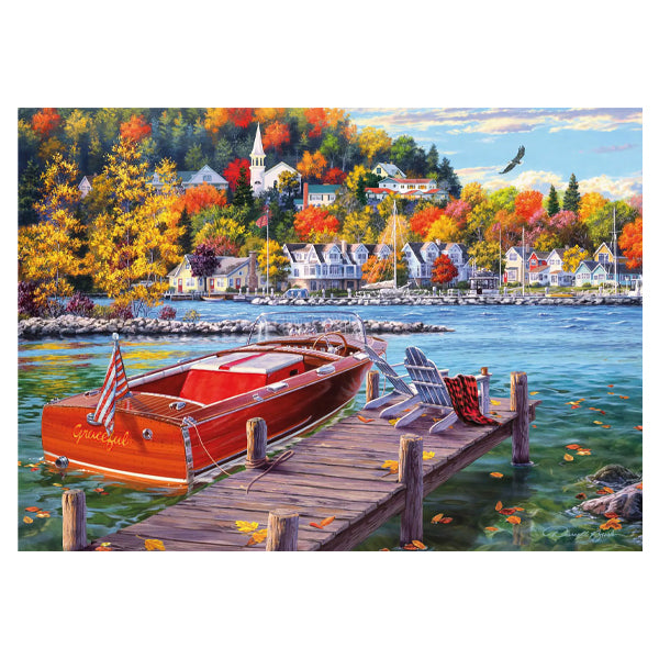 KS - Puzzle 2000 pcs - Seaside Town (Fish Creek)