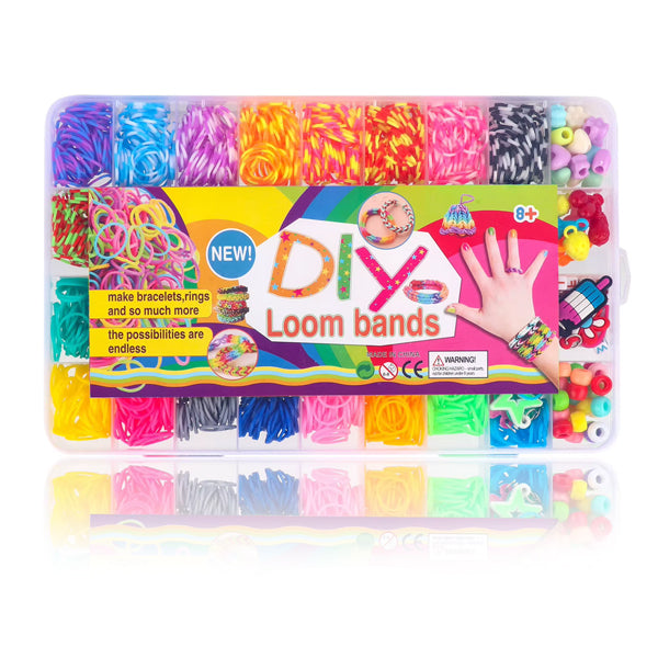 Boîte Crazy Loom avec perles
