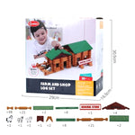 ONSHINE - Set de construction de cabane en rondins 170 pcs