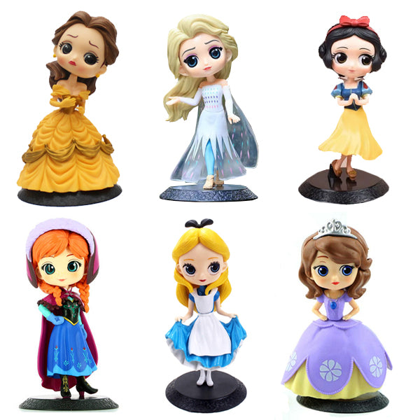 Pack 6 figurines Princesses Disney