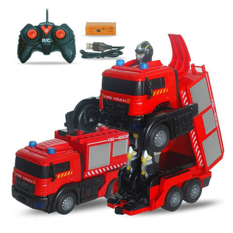 Camion de pompiers transformable