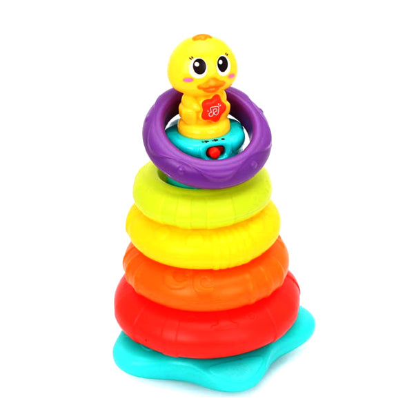 HUILE TOYS - Anneaux Empilables Canard