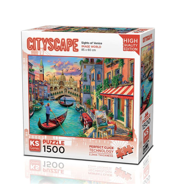 KS - Puzzle 1500 pcs - Sights of Venice