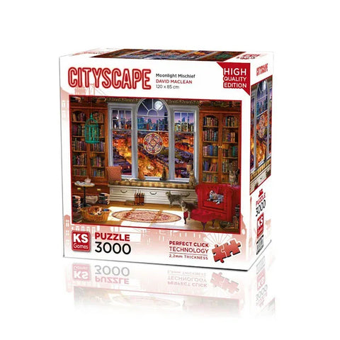 KS - Puzzle 3000 pcs - Moonlight Mischief