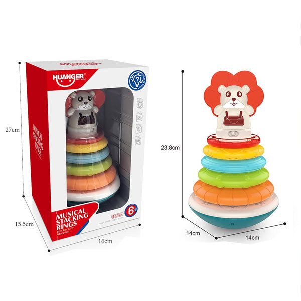 HUANGER - Anneaux empilables ours