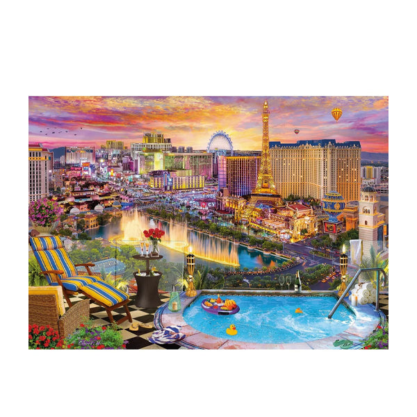 KS - Puzzle 1500 pcs - Neon Capital, Paris Las Vegas