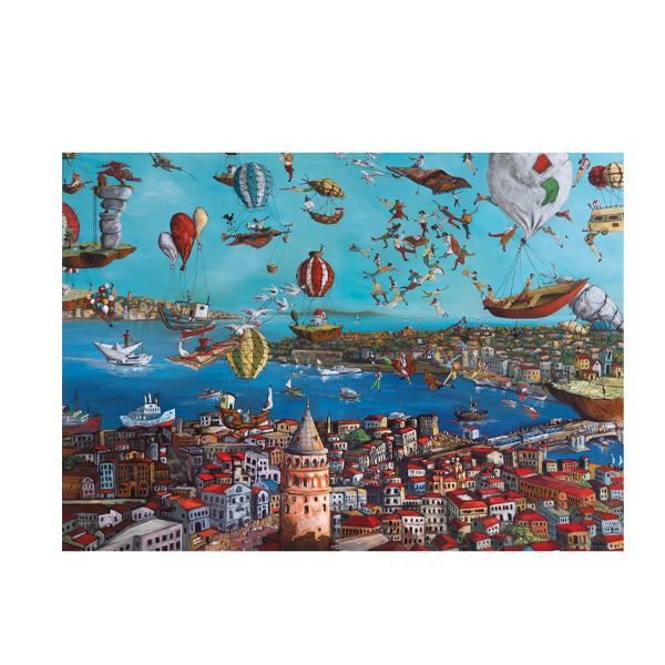 KS - Puzzle 3000 pcs - Migration Routes Galata Tower