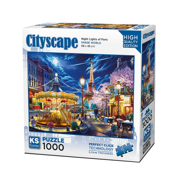 KS - Puzzle 1000 pcs - Night Lights Of Paris