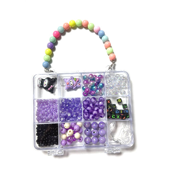 Mini sac à perles Kuromi