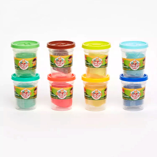 8 pots de pâte à modeler