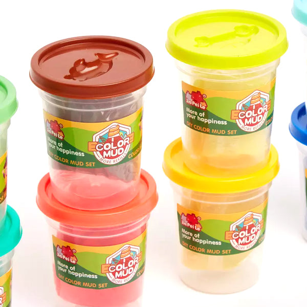8 pots de pâte à modeler