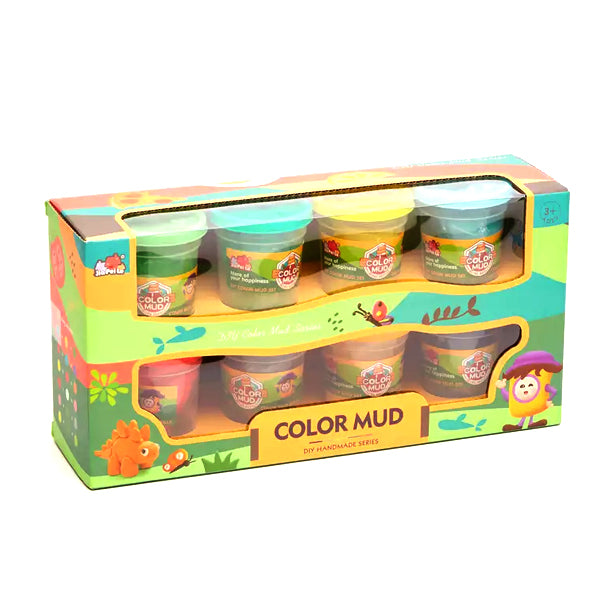 8 pots de pâte à modeler