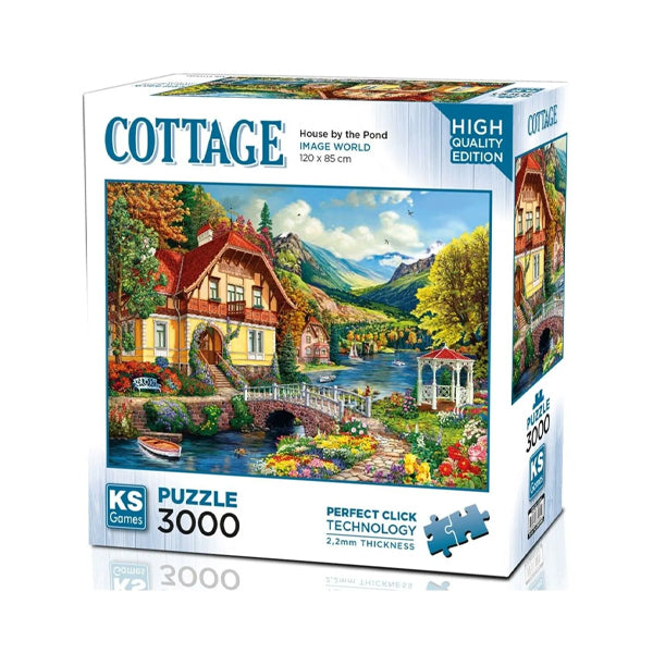 KS - Puzzle 3000 pcs - House by the Pond