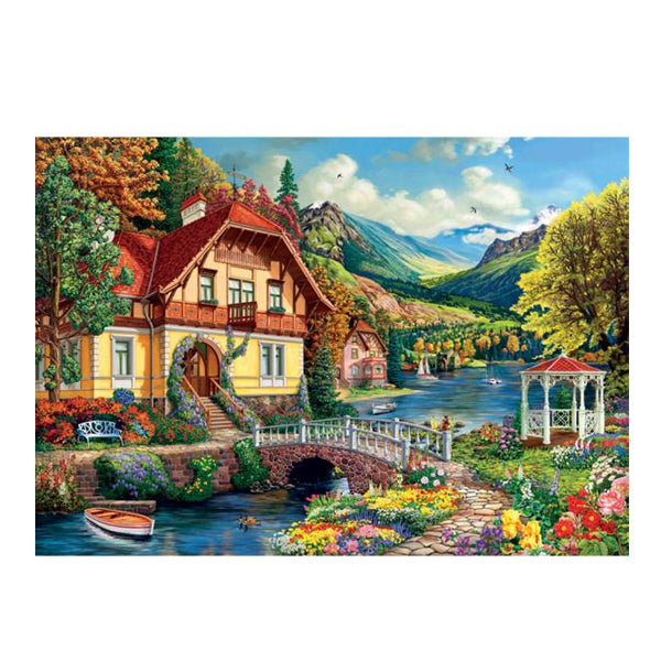 KS - Puzzle 3000 pcs - House by the Pond