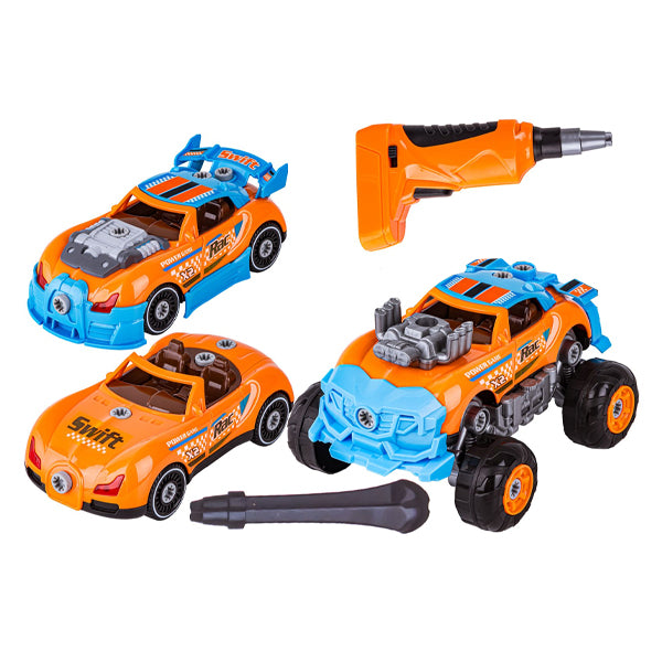Pack 3 en 1 Construction et réparation des voiture 43 pcs