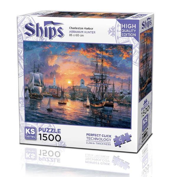 KS - Puzzle 1500 pcs - Charleston Harbor