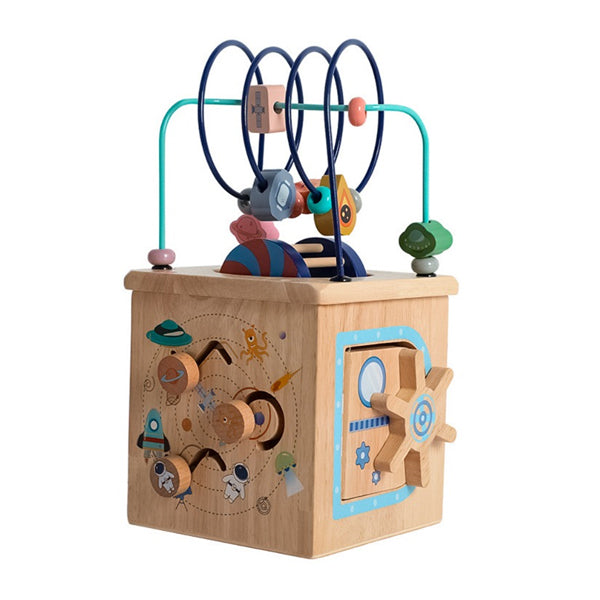 ONSHINE - Cube multi-activités en bois 6 pcs