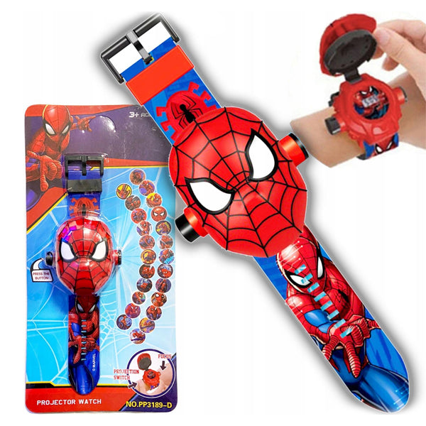 Montre avec projection Spiderman