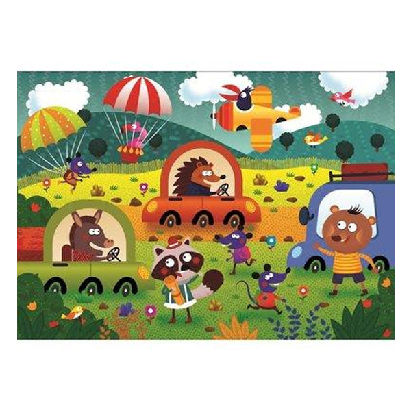 KS - Puzzle 12 pcs - THE TRAFFIC RUSH