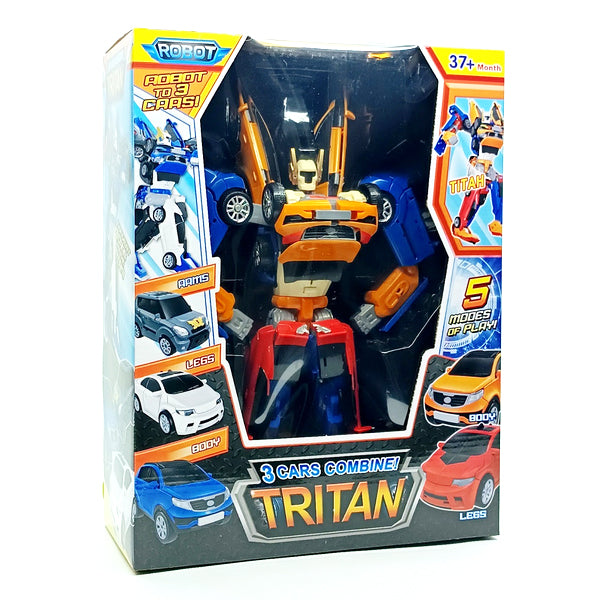 Robot Transformers en 3 Voitures