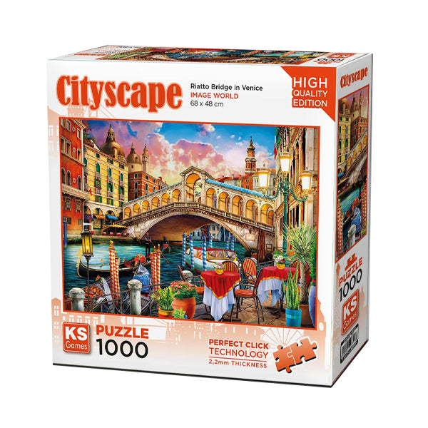 KS - Puzzle 1000 pcs - Riatto Bridge in Venice