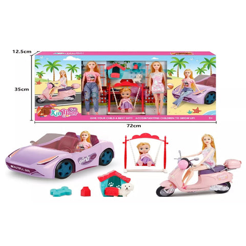 Pack de 2 poupĂ©es et leur petite sĆur