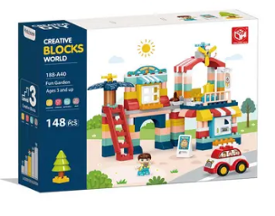 CREATIVE BLOCKS WORLD - Jeu de construction 148 pcs