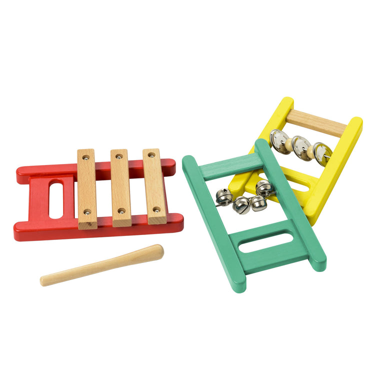 OXYBUL - Coffret 3 instruments en bois initiation a la musique
