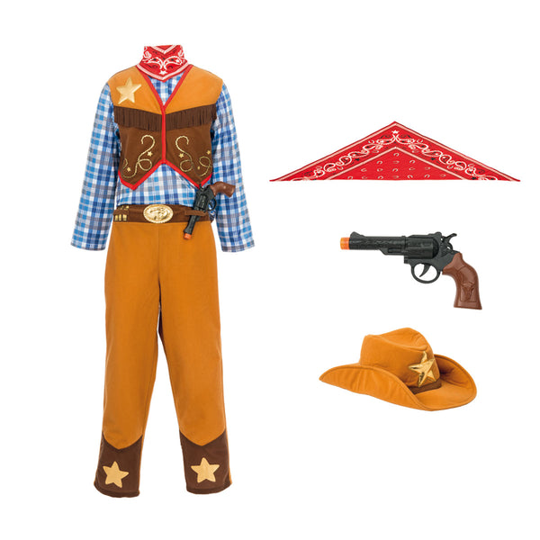 Déguisement Cow-Boy - Garçon - 3/4 ans (96 à 104 cm)