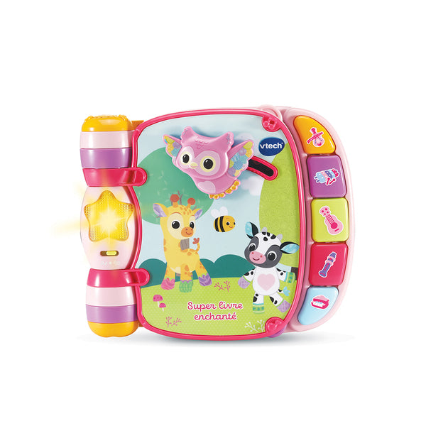 VTECH - Super Livre enchanté des Baby loulous rose