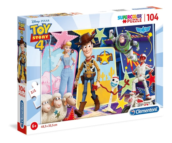 CLEMENTONI - Puzzle SuperColor 104 pcs