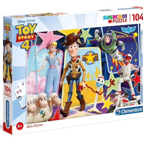 CLEMENTONI - Puzzle SuperColor 104 pcs