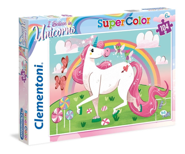 CLEMENTONI - Puzzle SuperColor 104 pcs