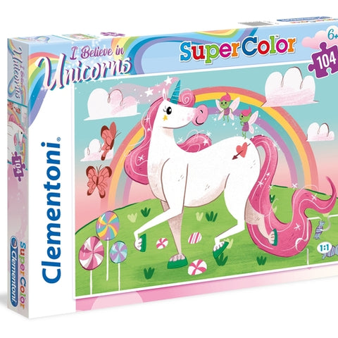CLEMENTONI - Puzzle SuperColor 104 pcs