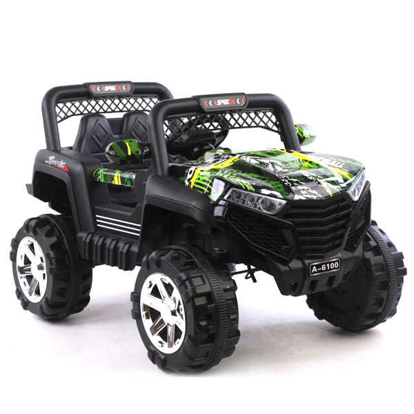 Voiture 4 x 4 Tout Terrain Verte