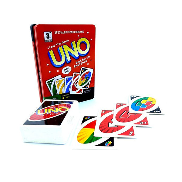 Cartes UNO - Coffret métallique, 2 - 10 joueurs