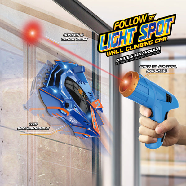 Voiture grimpante et laser
